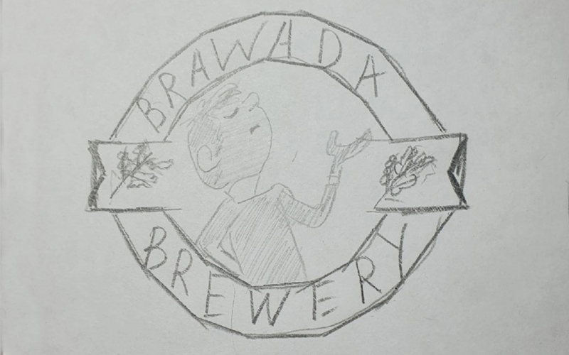 Отрисовка логотипа в вектор — растровый оригинал